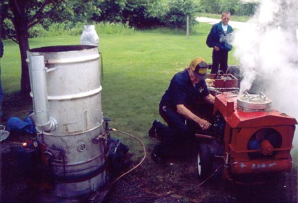 John Wetz Steam Garden Tractor